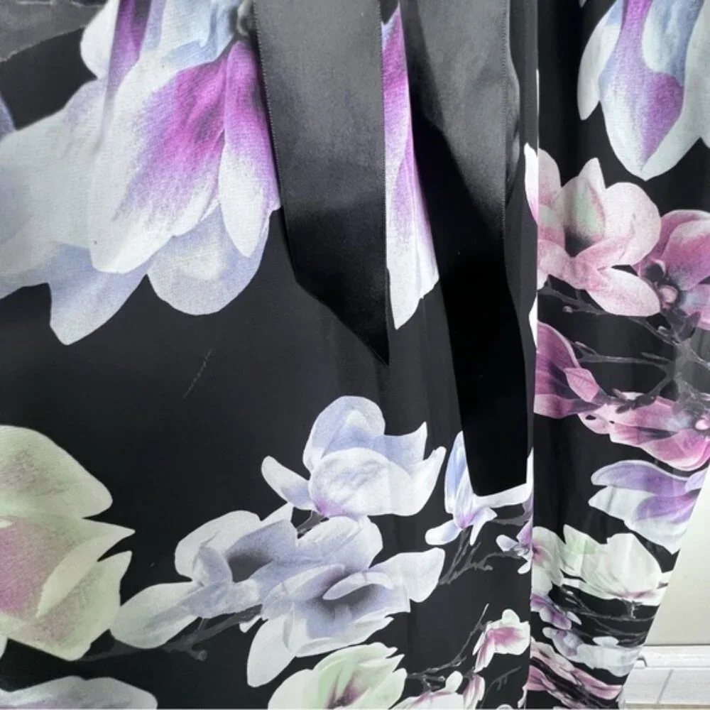 SLNY Maxi Floral Dress Size 6 - Picture 4 of 11